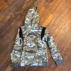 LA Chargers Salute to Service kids hoodie